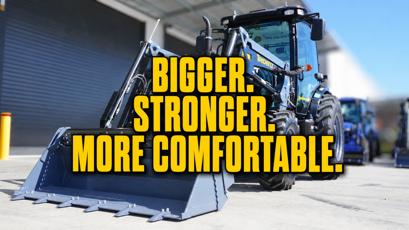 Bigger. Stronger. More Comfortable.   The All-New 2026 Trident Plus 65HP & 80HP Cabin Tractors