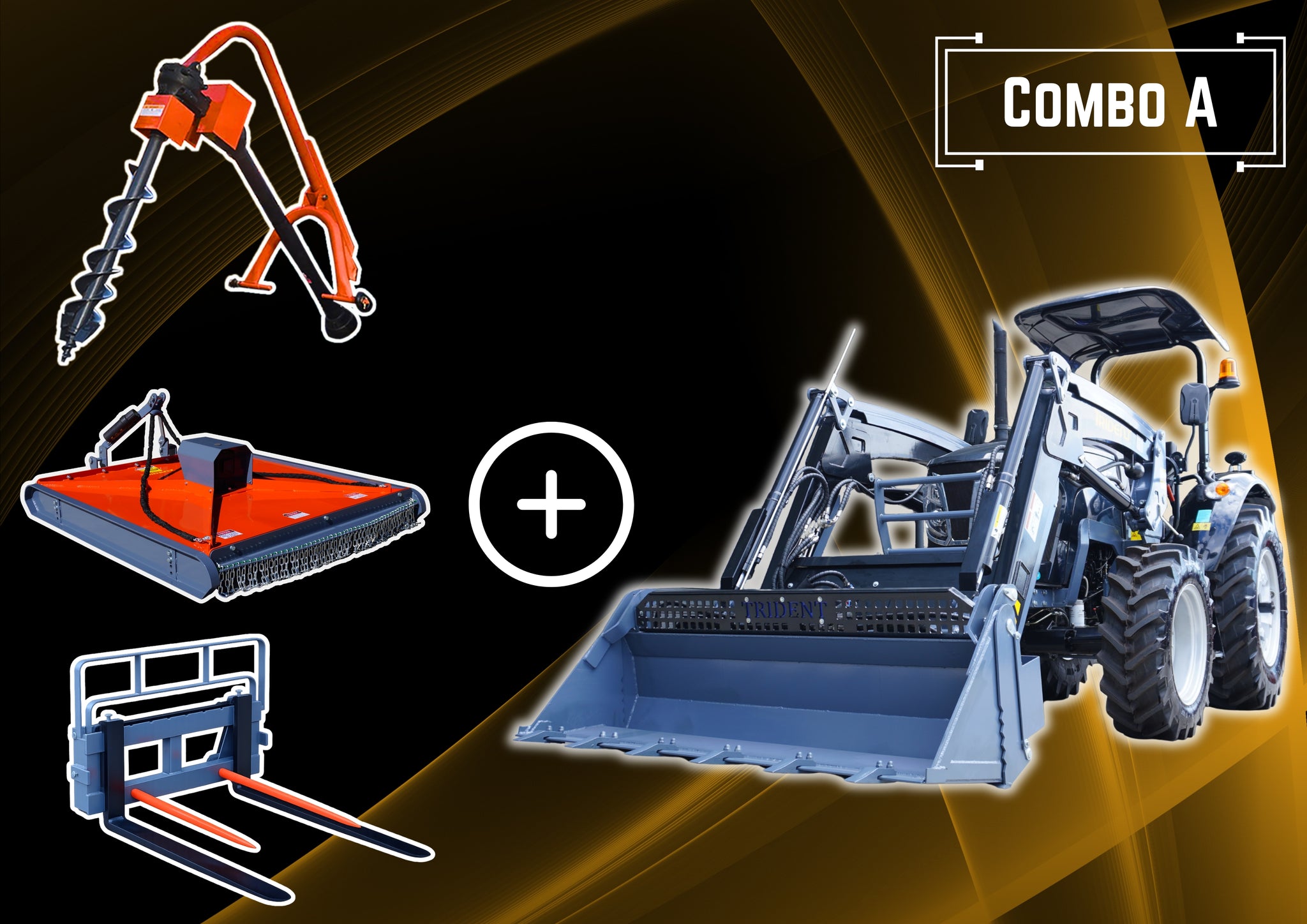 Trident Plus 75HP 4WD Canopy Tractor | Synchromesh Tractor