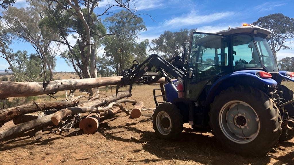 TRACTOR FEL QUICK HITCH LOG GRABBER – NICOLA'S MACHINERY